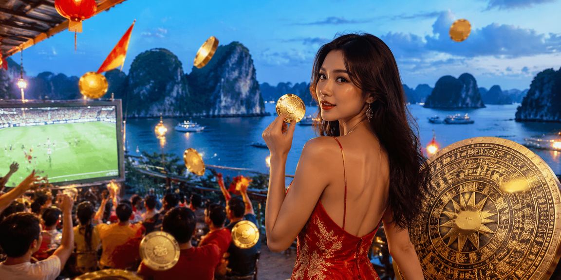 Theo dõi kèo bóng đá và đặt cược trực tuyến bên bãi biển vịnh Hạ Long