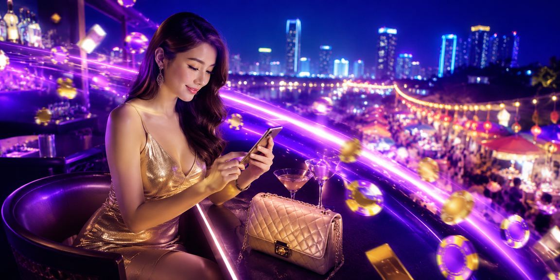 Người dùng khám phá nền tảng giải trí gvn18 tại chợ đêm TP. Hồ Chí Minh