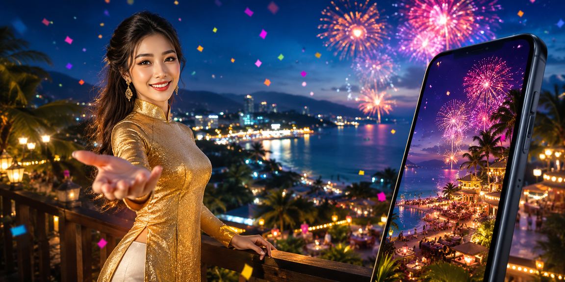 Giao dịch di động an toàn trên nền cảnh Sapa với trang phục áo dài